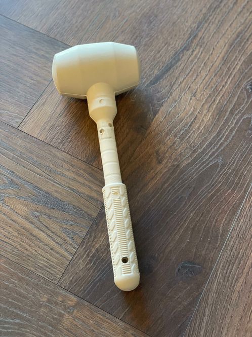 Hovedbilde Gummihammer - Hvit - 500gr
