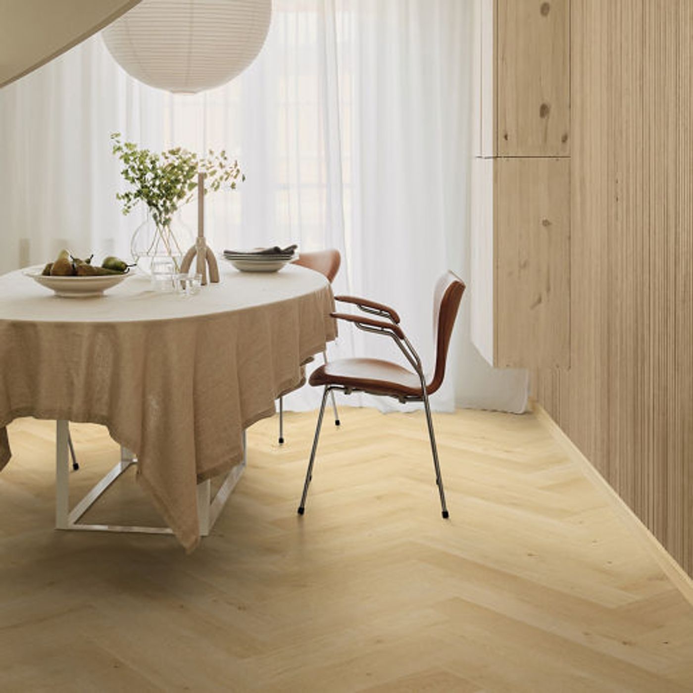 Pergo Kungshamn fiskeben laminatgulv, Ivory Oak