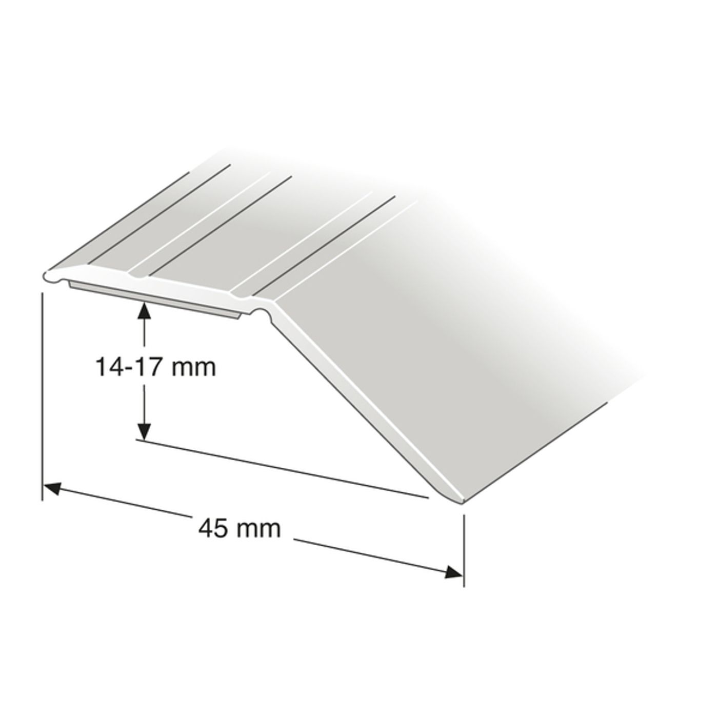 Nivålist Aluminium 2LM