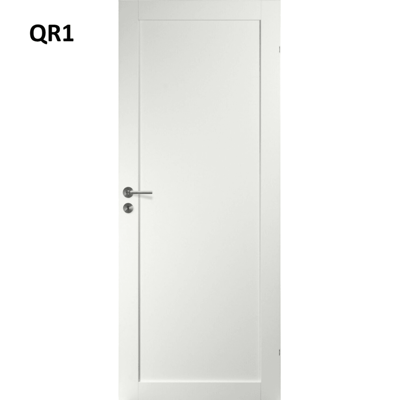 Innerdør uten karm 92.5x204 QR1 Klassisk Hvit