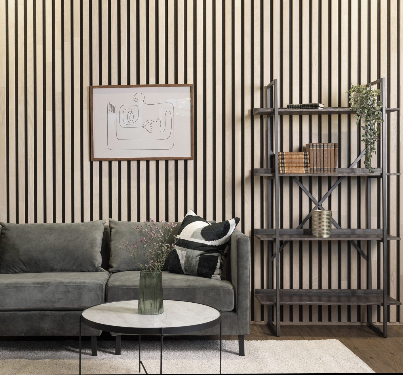 RO SOLID Spilepanel Eik hvitpigmentert 30x600x2390