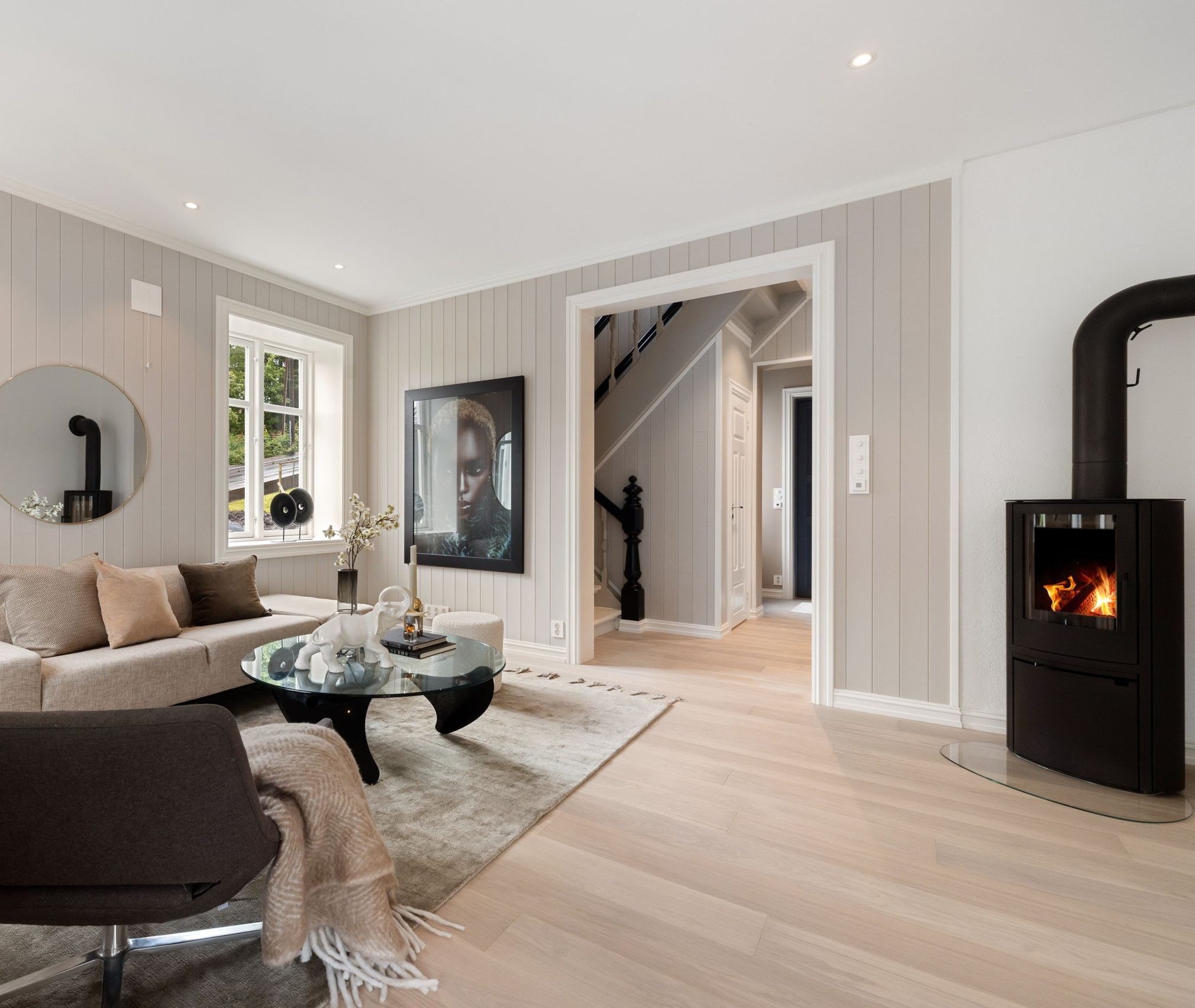 Tilje parkett i ett fint rom