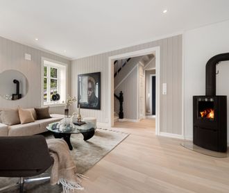 Tilje parkett i ett fint rom