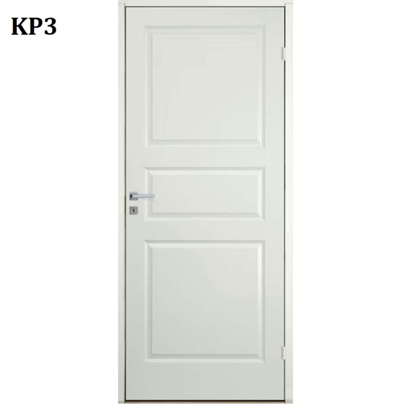 Innerdør Kompakt uten karm 92.5x204 KP3 Bomull